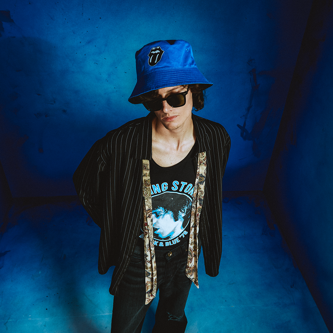 The Rolling Stones - Black and Blue Reversible Bucket Hat