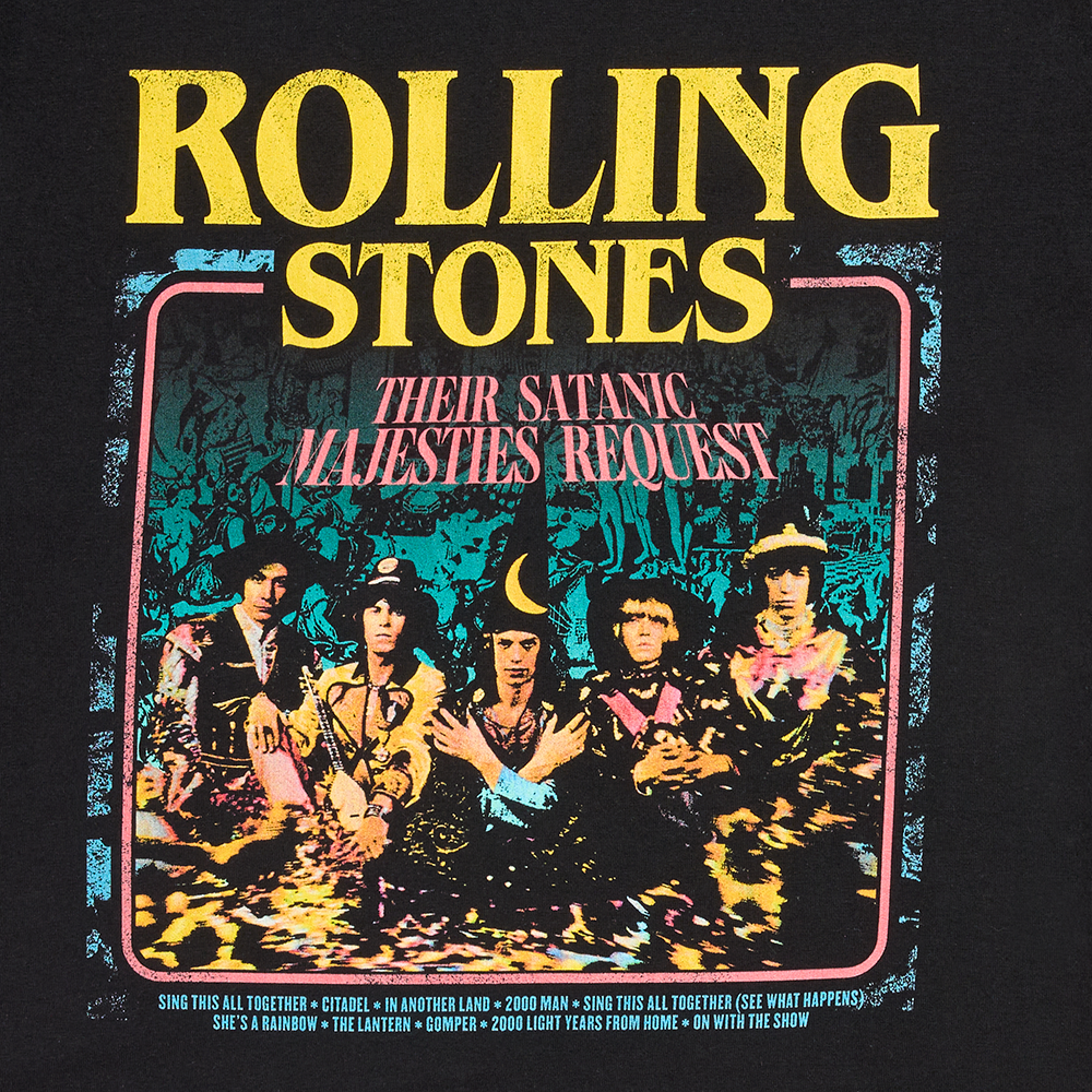 The Rolling Stones - Their Satanic Majesties Request Graphic T-Shirt