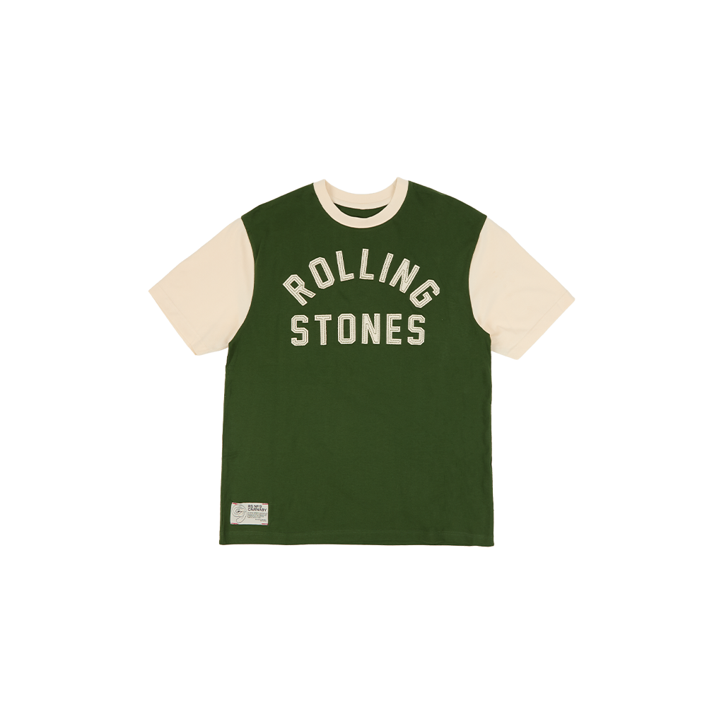 RS No. 9 - Stones Varsity Chenille Applique Green T-Shirt