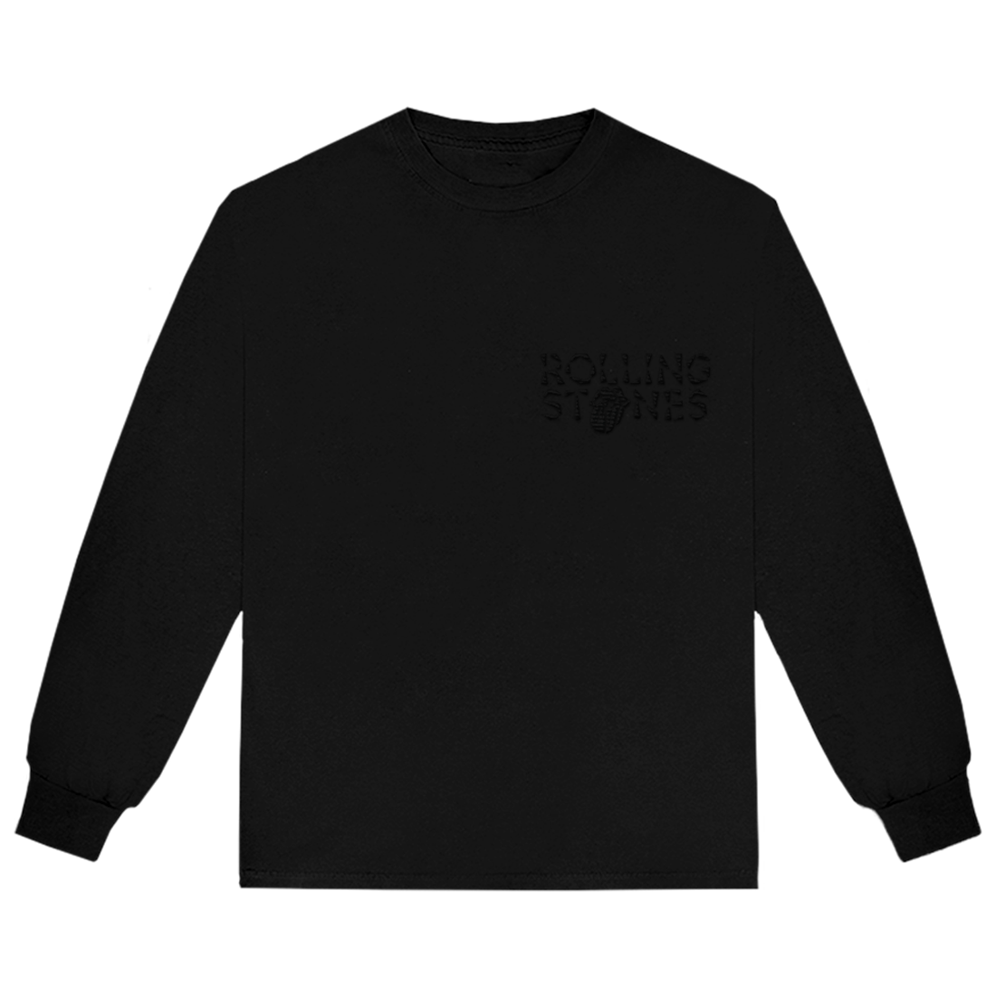 The Rolling Stones - Paint It Black Puff Diamond Tongue Longsleeve