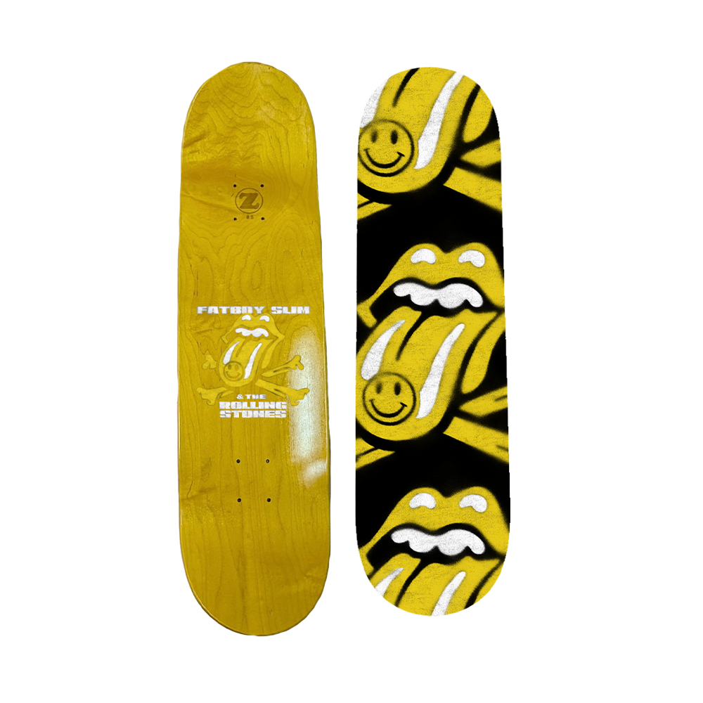 The Rolling Stones - Rolling Stones x Fatboy Slim Skate Deck