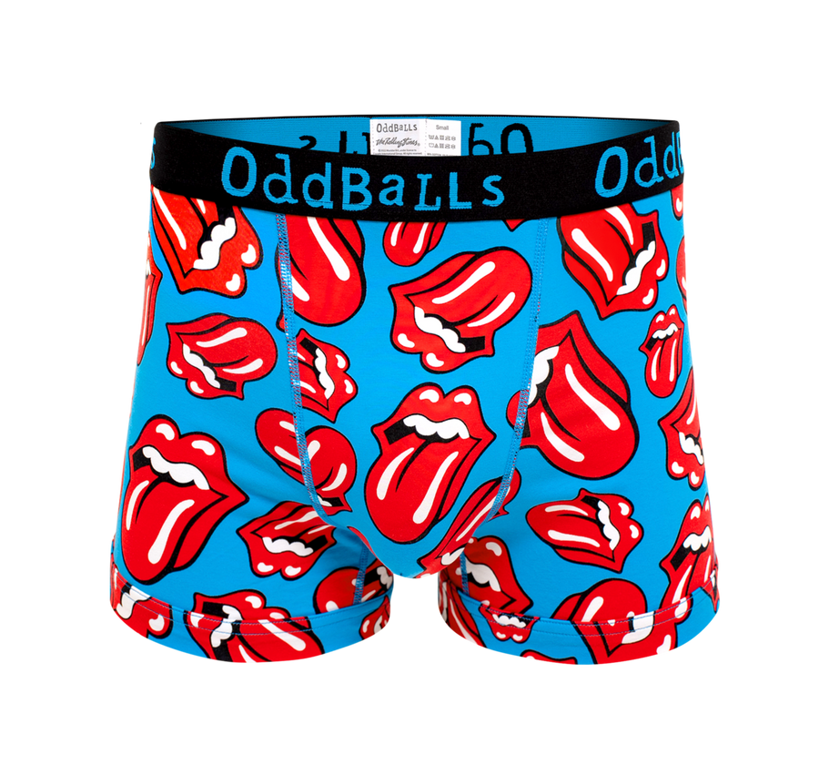 The Rolling Stones - The Rolling Stones x Oddballs - Red Tongue - Mens Boxer Shorts