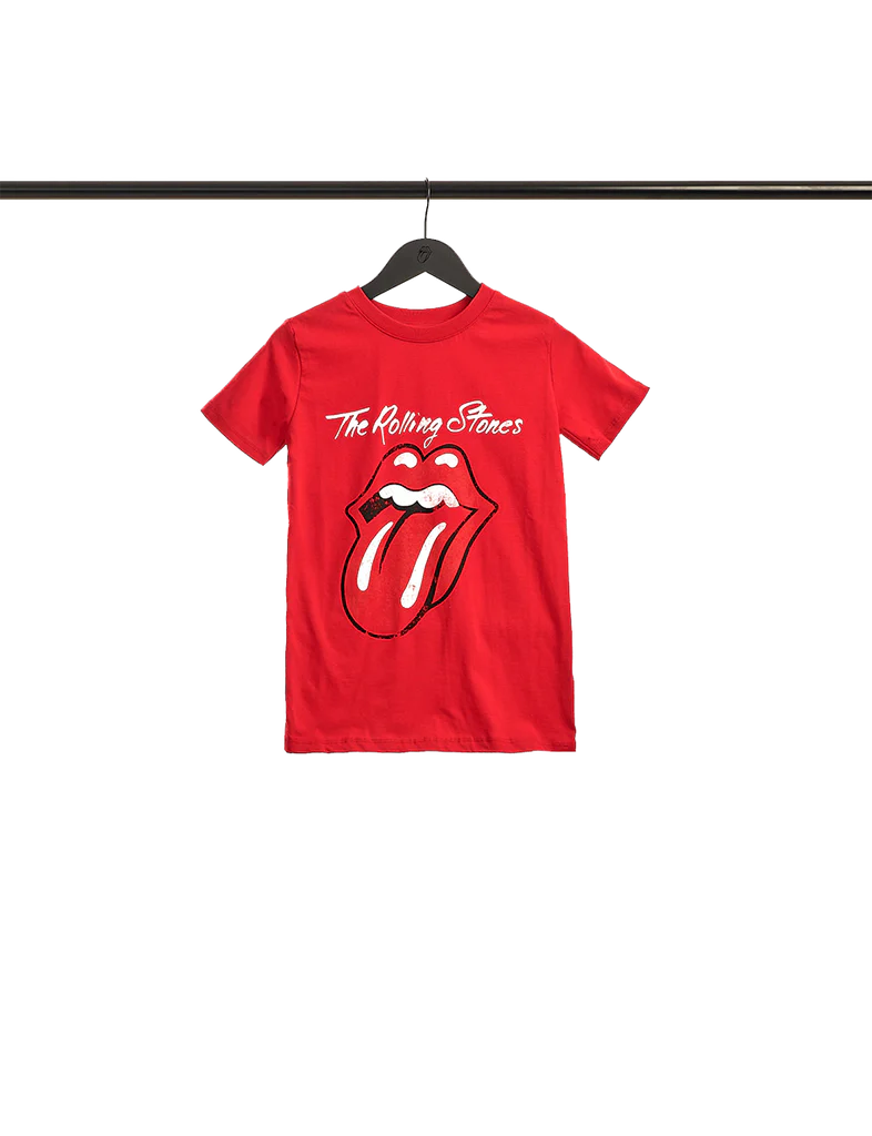 The Rolling Stones - Stones Red Kids Classic Tongue T-Shirt II