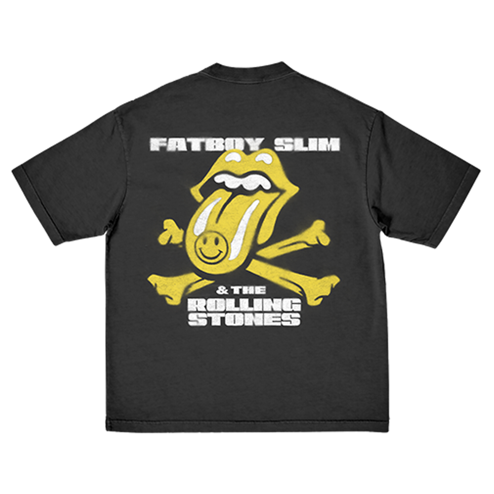 The Rolling Stones - Rolling Stones x Fatboy Slim Black T-Shirt