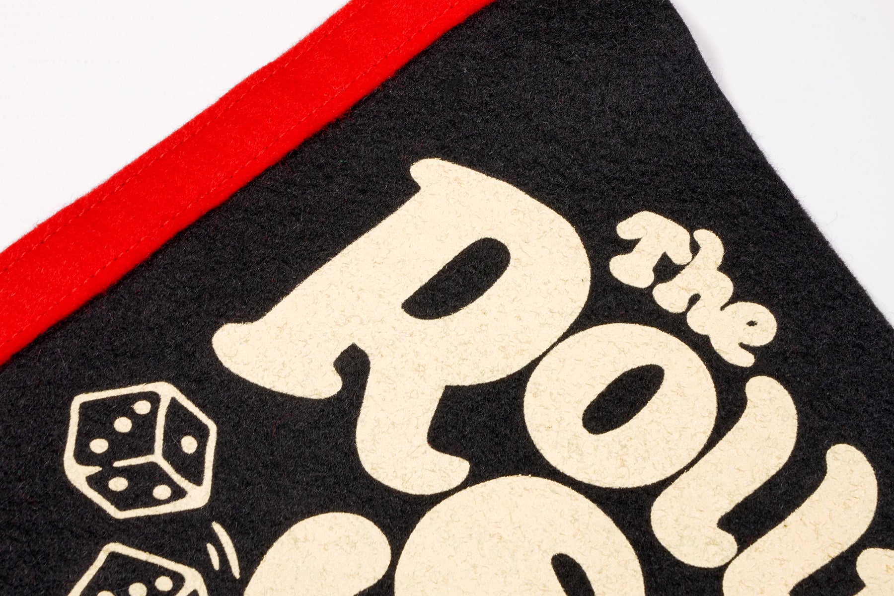 The Rolling Stones - Tumbling Dice Pennant (Black)