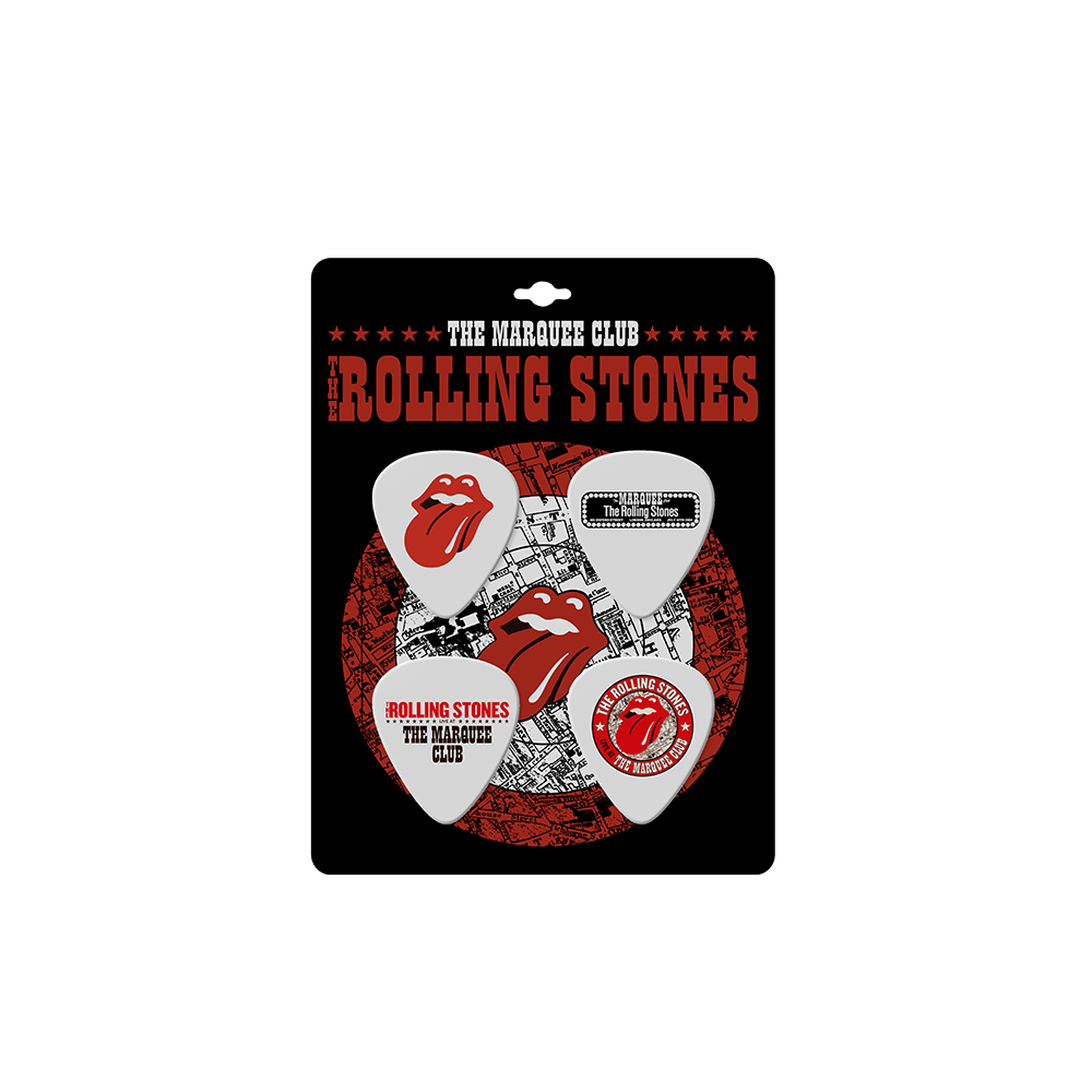 The Rolling Stones - Marquee Guitar Pick Set