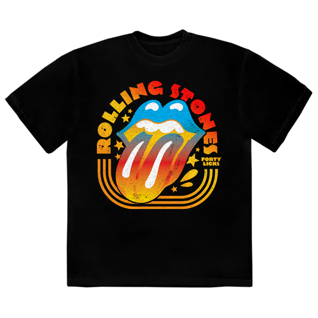 The Rolling Stones - Forty Licks Gradient T-Shirt