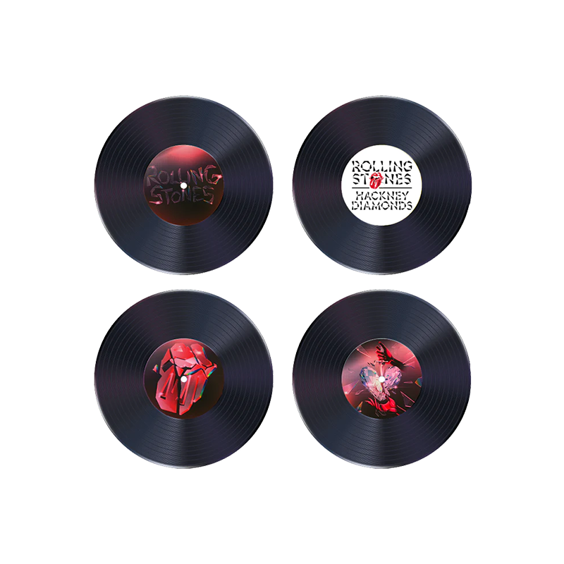 The Rolling Stones - Hackney Diamonds Vinyl Coaster Set
