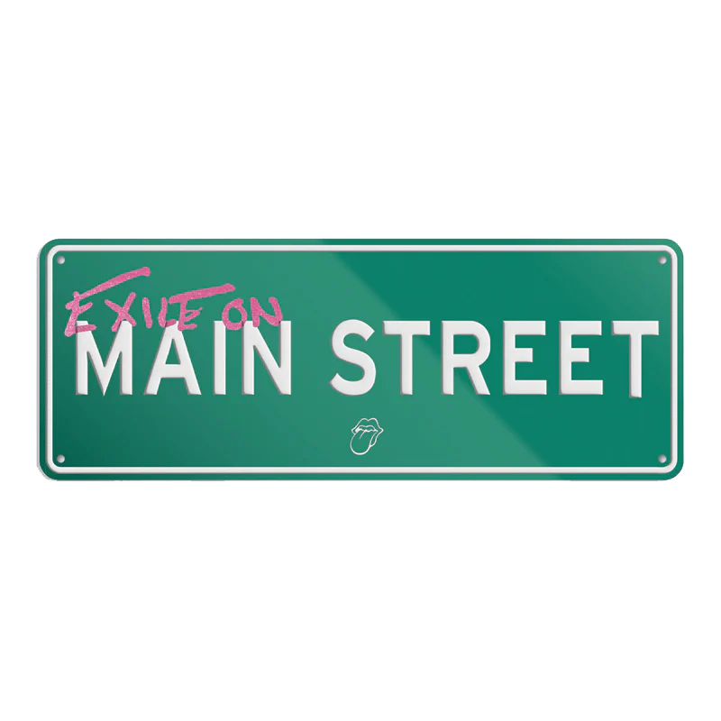 The Rolling Stones - Exile On Main Street Sign