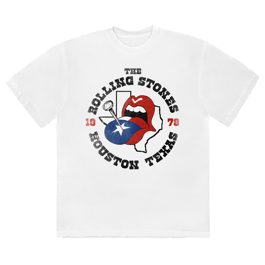 The Rolling Stones - Houston Parking '78 Lot T-Shirt