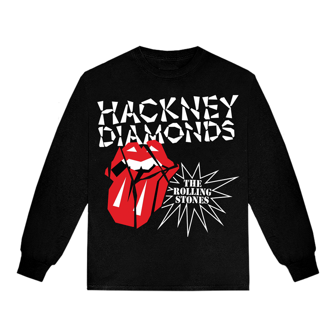 The Rolling Stones - Hackney Diamonds Burst Long Sleeve Shirt