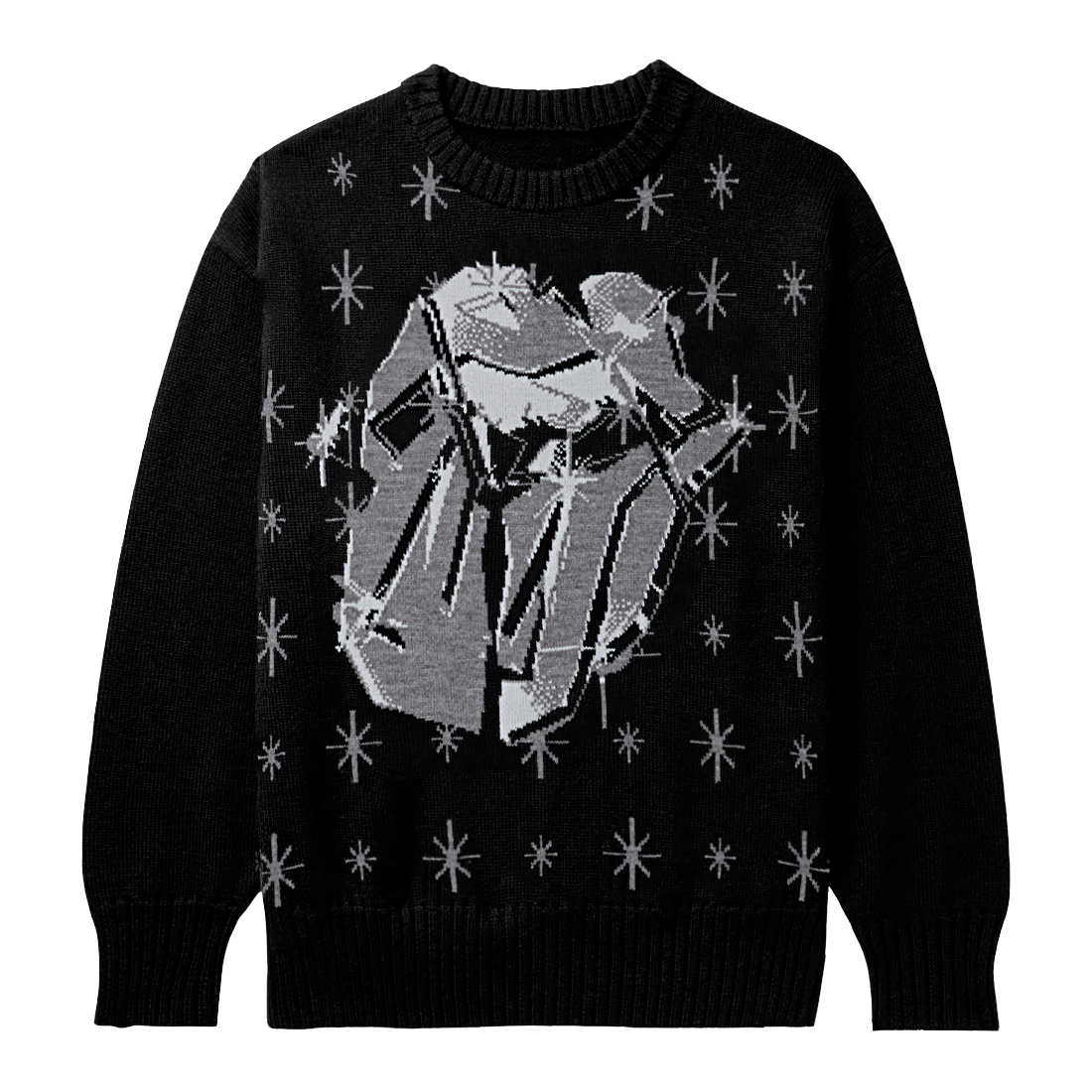 The Rolling Stones - Shattered Icy Tongue Knit Sweater
