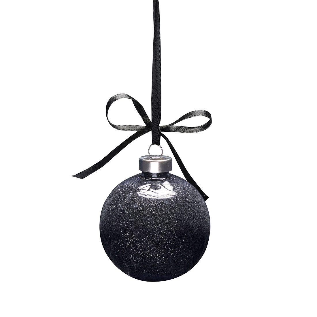 Black christmas discount balls