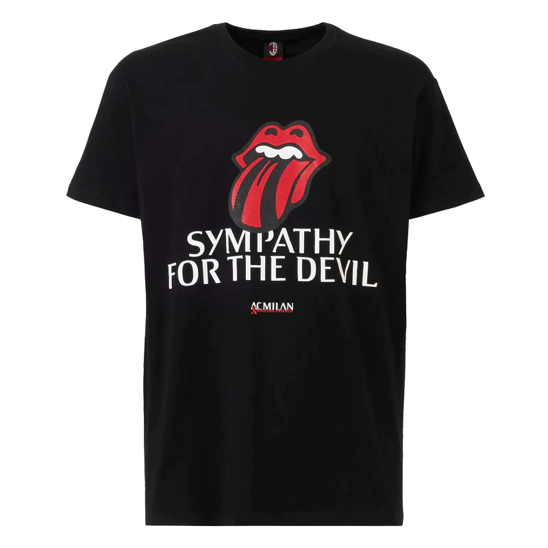 The Rolling Stones - Stones x AC Milan Black T-shirt