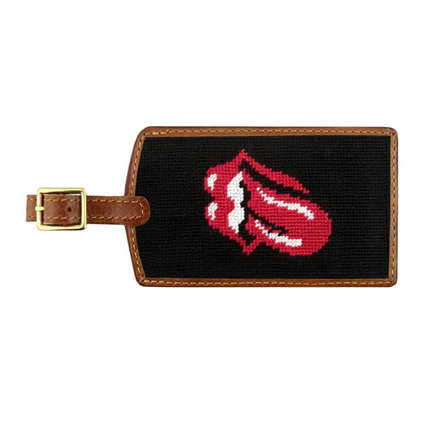 The Rolling Stones - Rolling Stones Needlepoint Luggage Tag