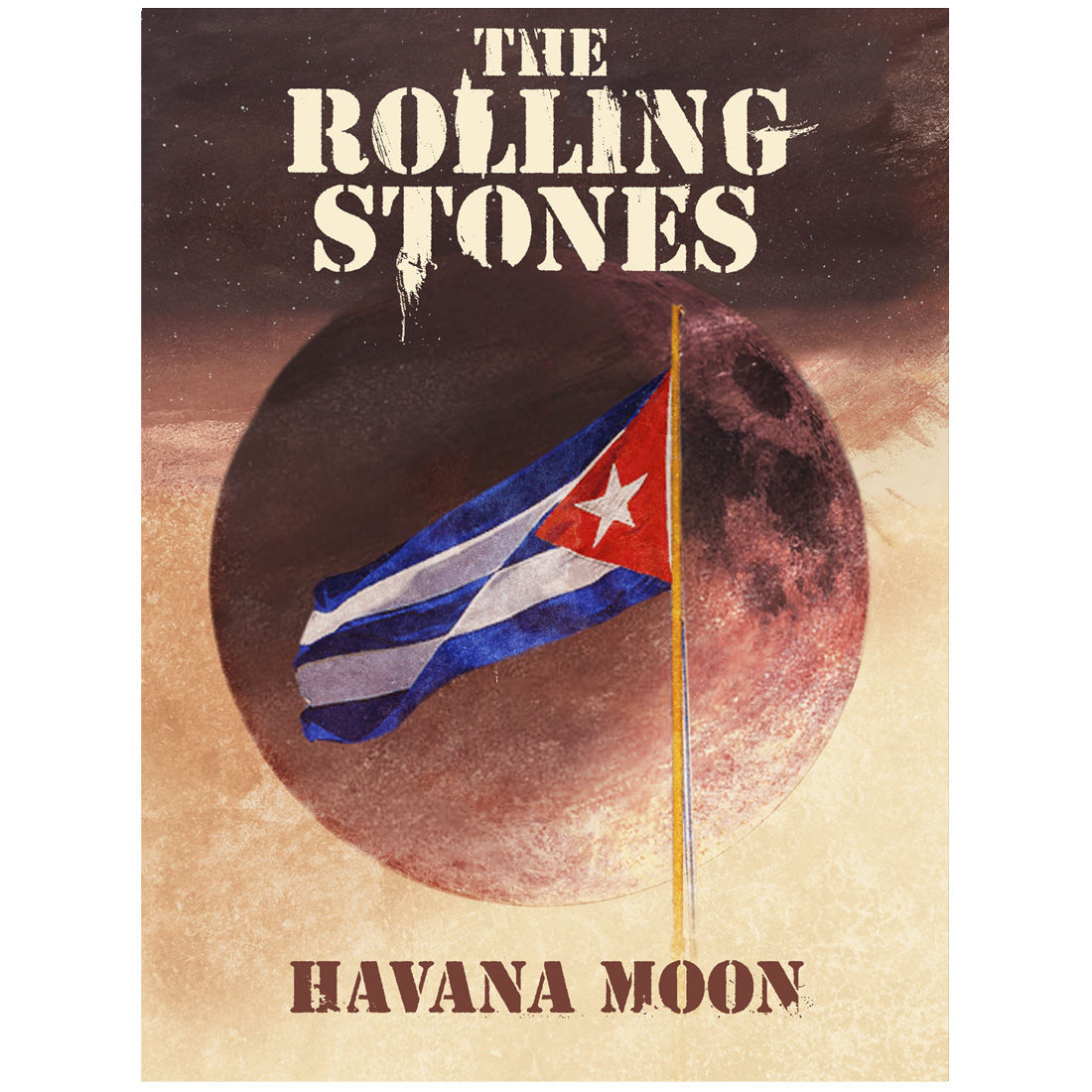 The Rolling Stones - Havana Moon A2 Lithograph