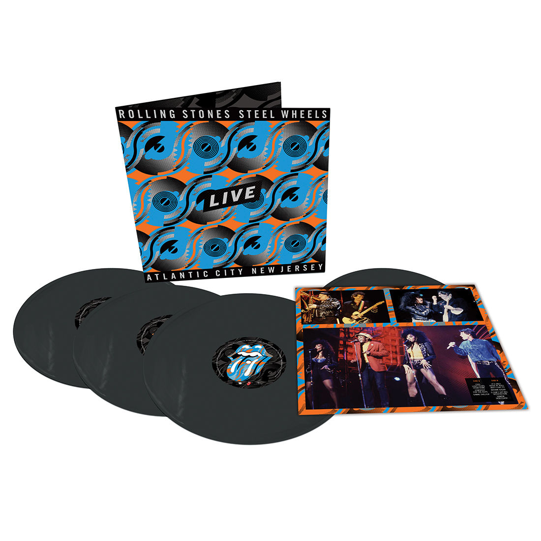 The Rolling Stones - Steel Wheels Live 180g Black Vinyl 4LP
