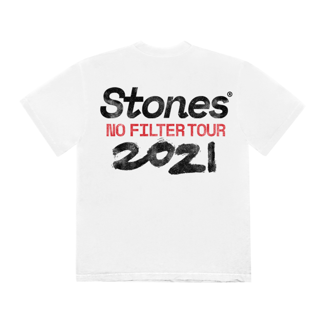 The Rolling Stones - No Filter 2021 White Tour T-Shirt