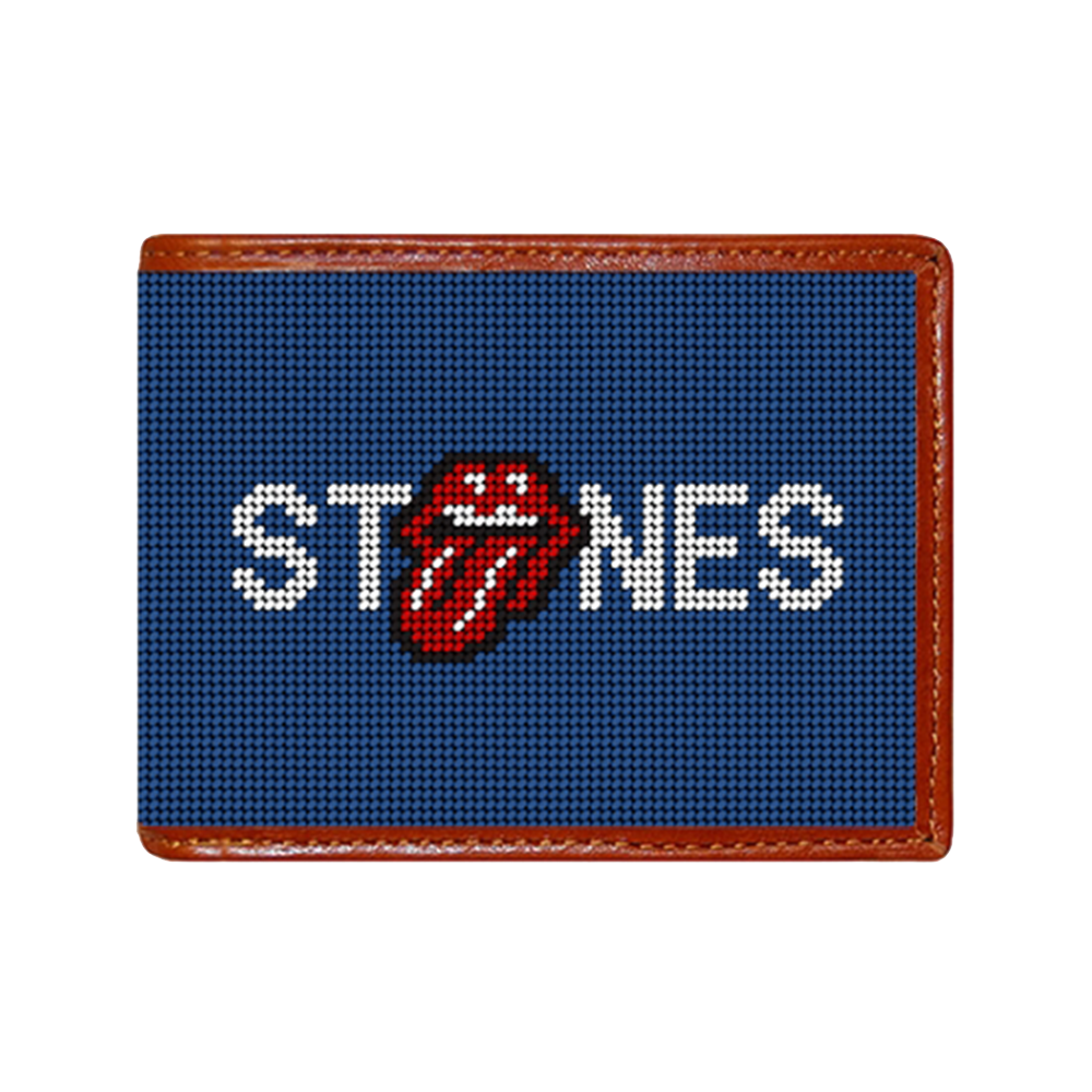 The Rolling Stones - Rolling Stones Needlepoint Union Jack Wallet