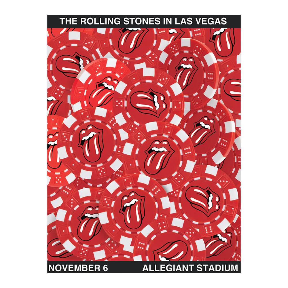 The Rolling Stones - Las Vegas No Filter 2021 Tour Lithograph