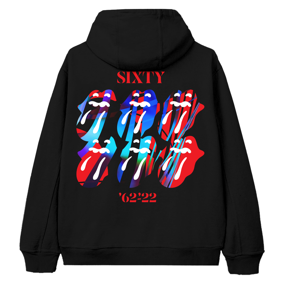 The Rolling Stones - Sixty Tongue Zip Hoodie