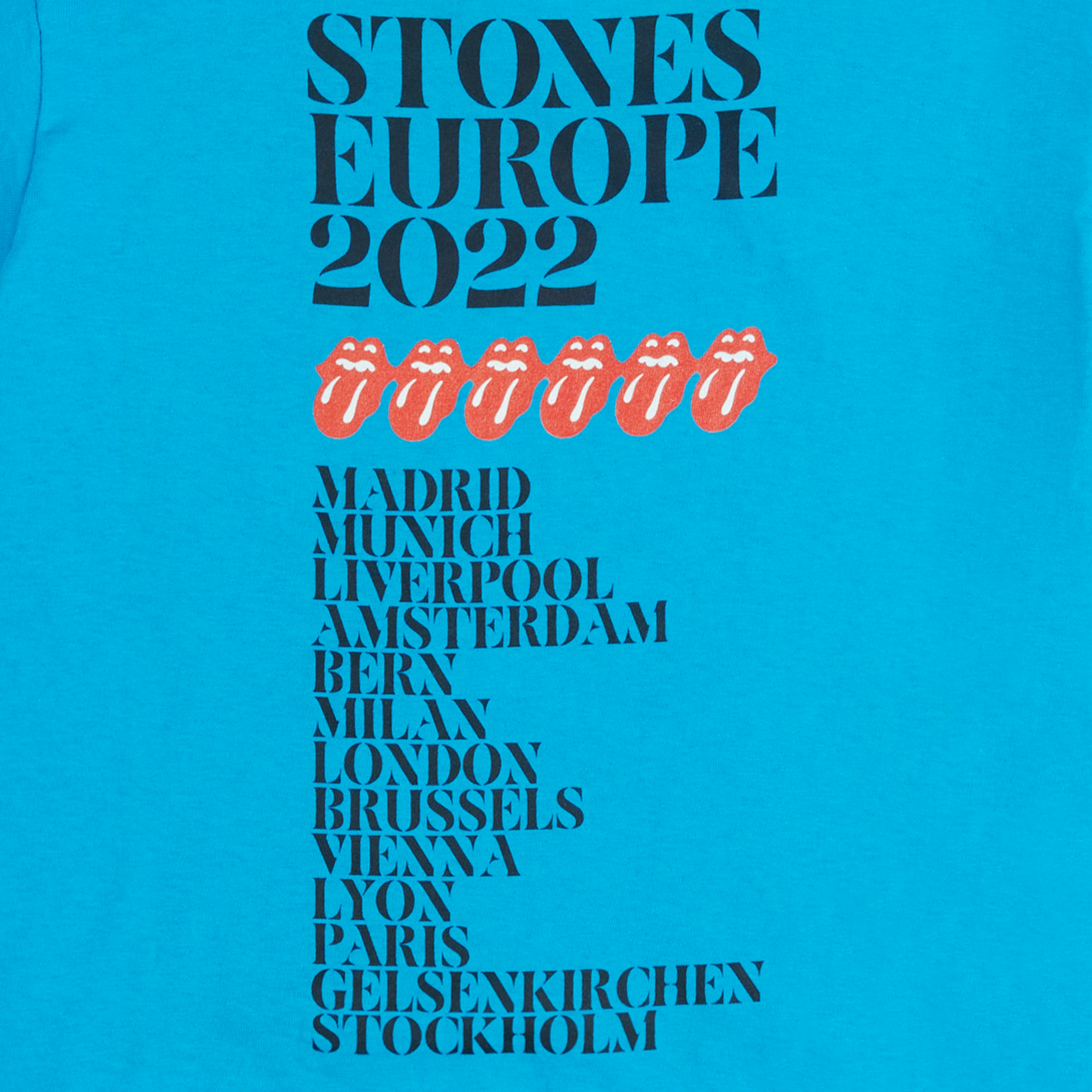 The Rolling Stones - Sixty Cyberdelic Kids Blue Tour T-Shirt