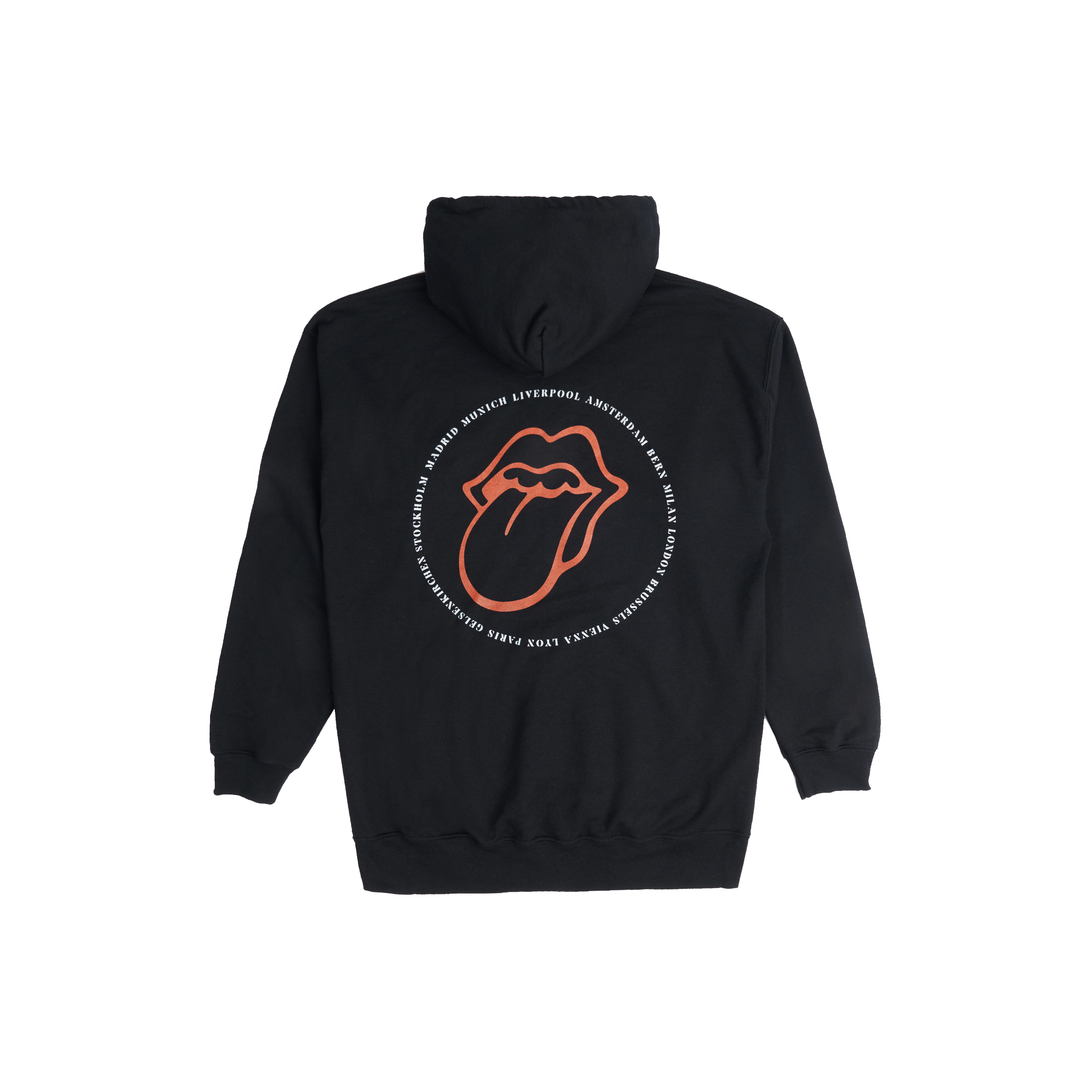 The Rolling Stones - Sixty Circle Logo Zip Up Tour Hoodie 