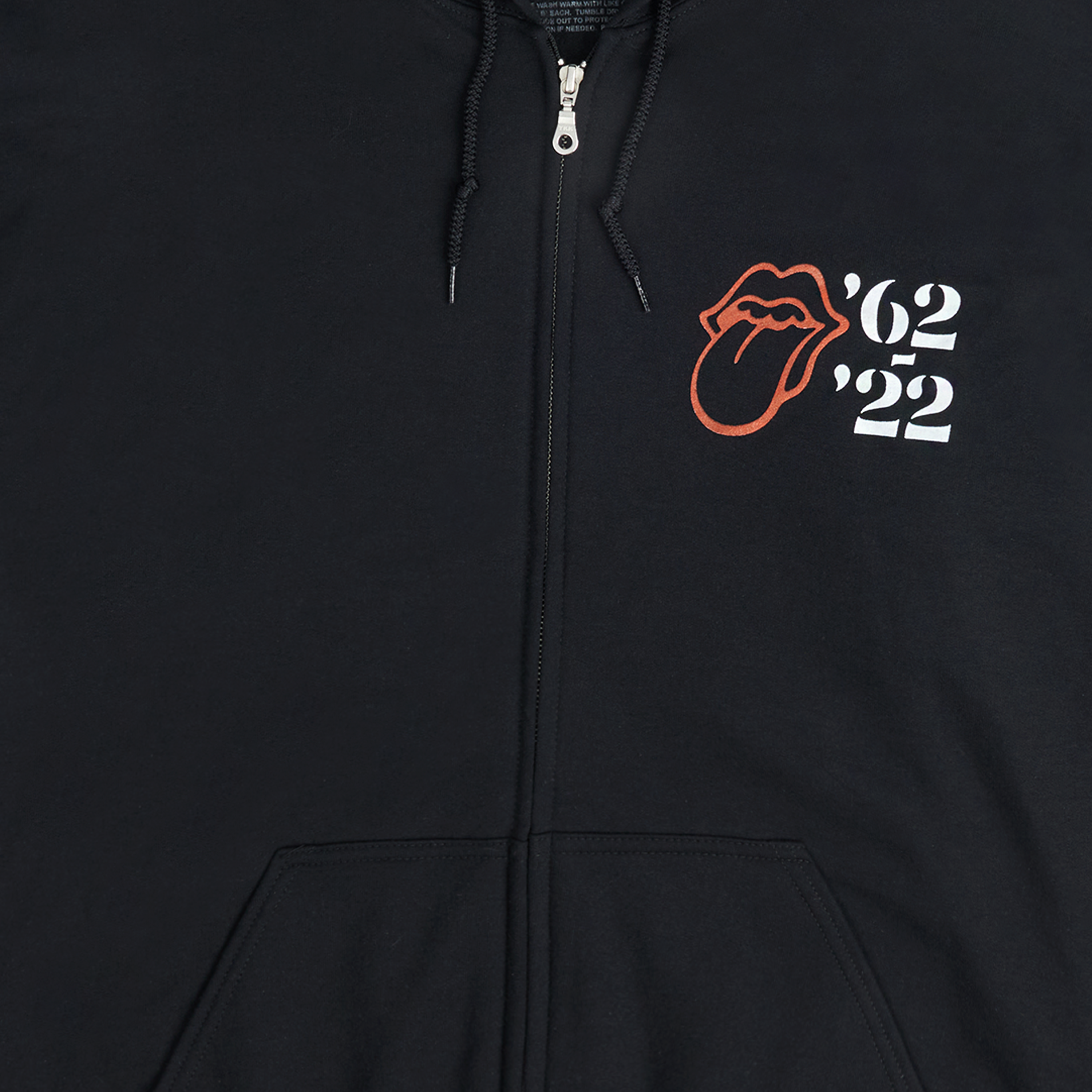 The Rolling Stones - Sixty Circle Logo Zip Up Tour Hoodie 
