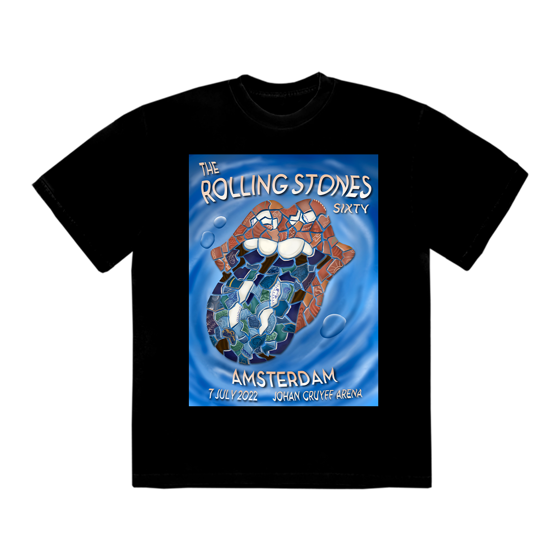 The Rolling Stones - Amsterdam II Sixty Tour 2022 T-Shirt