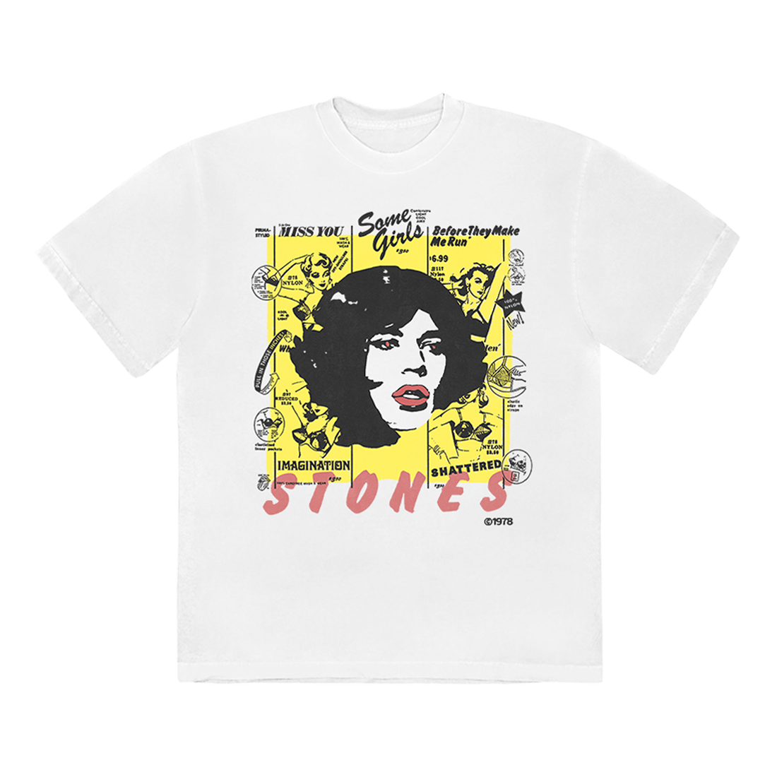 The Rolling Stones - Some Girls Collage T-shirt