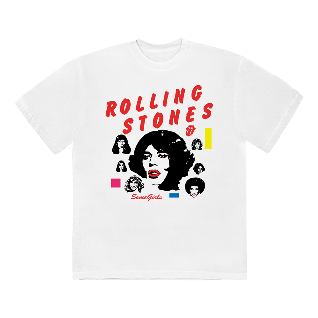 The Rolling Stones - Some Girls Faces T-shirt
