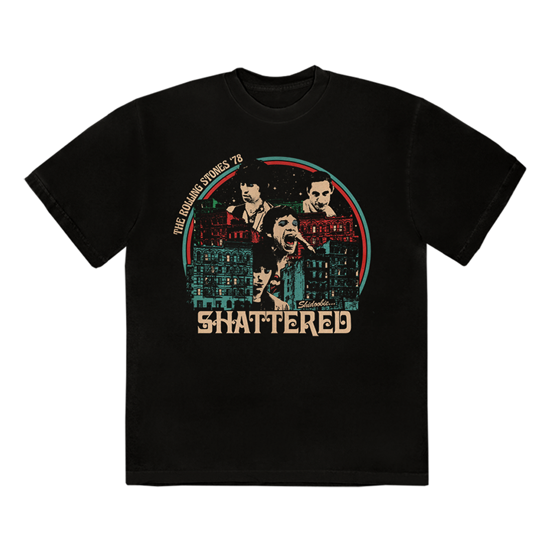 The Rolling Stones - Some Girls Shattered Photo T-Shirt